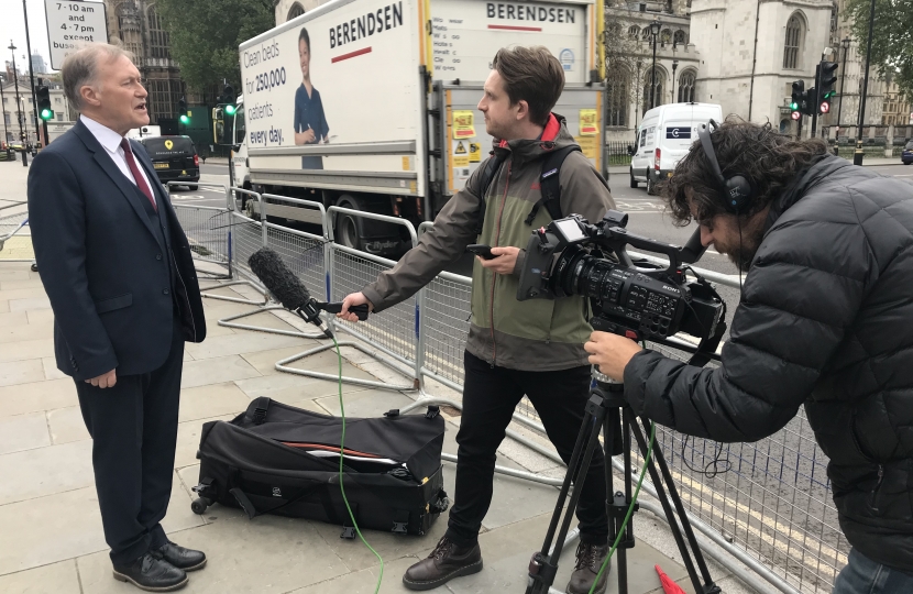 Sir David delivers a letter to the Prime Minister asking for an apology on forced adoptions