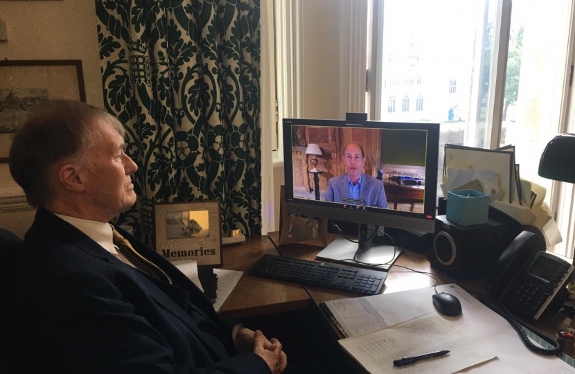 Sir David attends The Duke of Edinburgh’s virtual centenary event