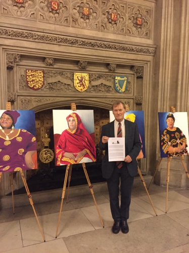 Sir David met Emma Scutt, a campaigner foe ending FGM