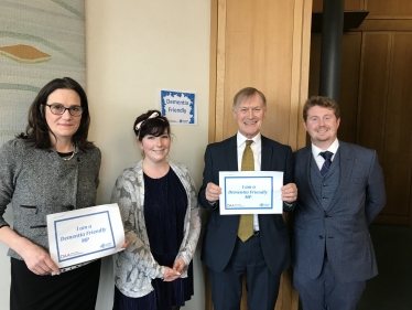Rebecca Harris and David Amess Dementia Friends
