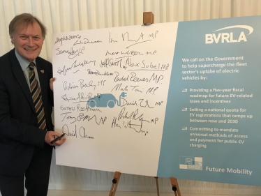 Sir David Amess signs BVRLA letter