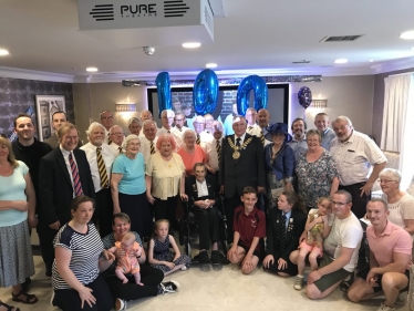 Southend West MP joins local dignitaries at 100th Birthday celebration 
