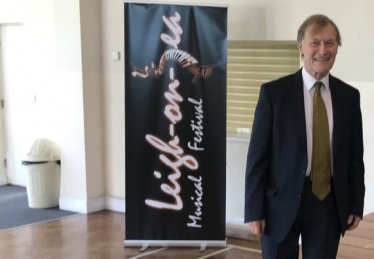 Sir David Amess at Leigh Music Festival 