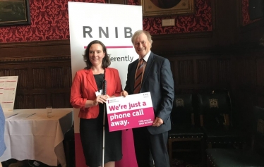 Sir David Amess supports RNIB