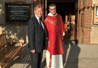 Sir David Amess joins St Margaret’s centenary celebrations 