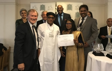 Sir David Amess at the Tiffin Cup 