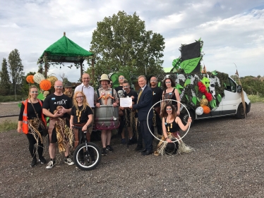 Sir David Amess attends Southend Carnival 2019 