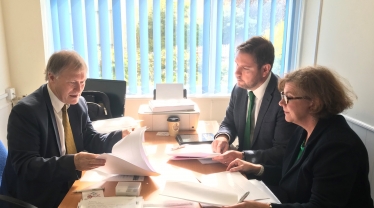 Sir David meets with c2c 