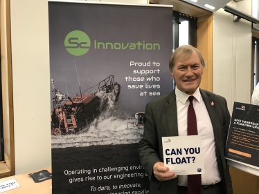 Sir David celebrates independent lifeboats