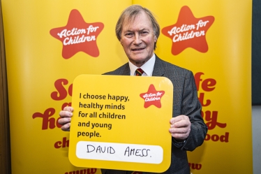 Sir David supports Action for Children 