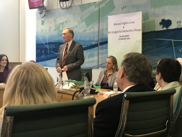 Sir David speaks at British Committee for Iran Freedom conference