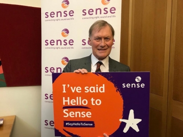  Sir David attends ‘Say Hello to Sense’ event in Parliament