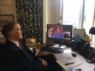 Sir David attends The Duke of Edinburgh’s virtual centenary event   