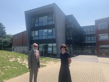 Sir David visits Darlinghurst Academy and Belfairs 